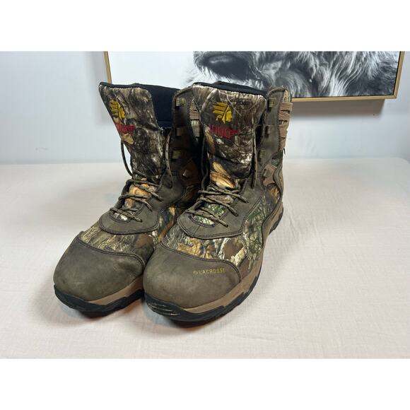 Lacrosse Windrose Mens Mossy Oak‎ Work Hunting Boots Mens Size 13 1000G - Picture 1 of 8